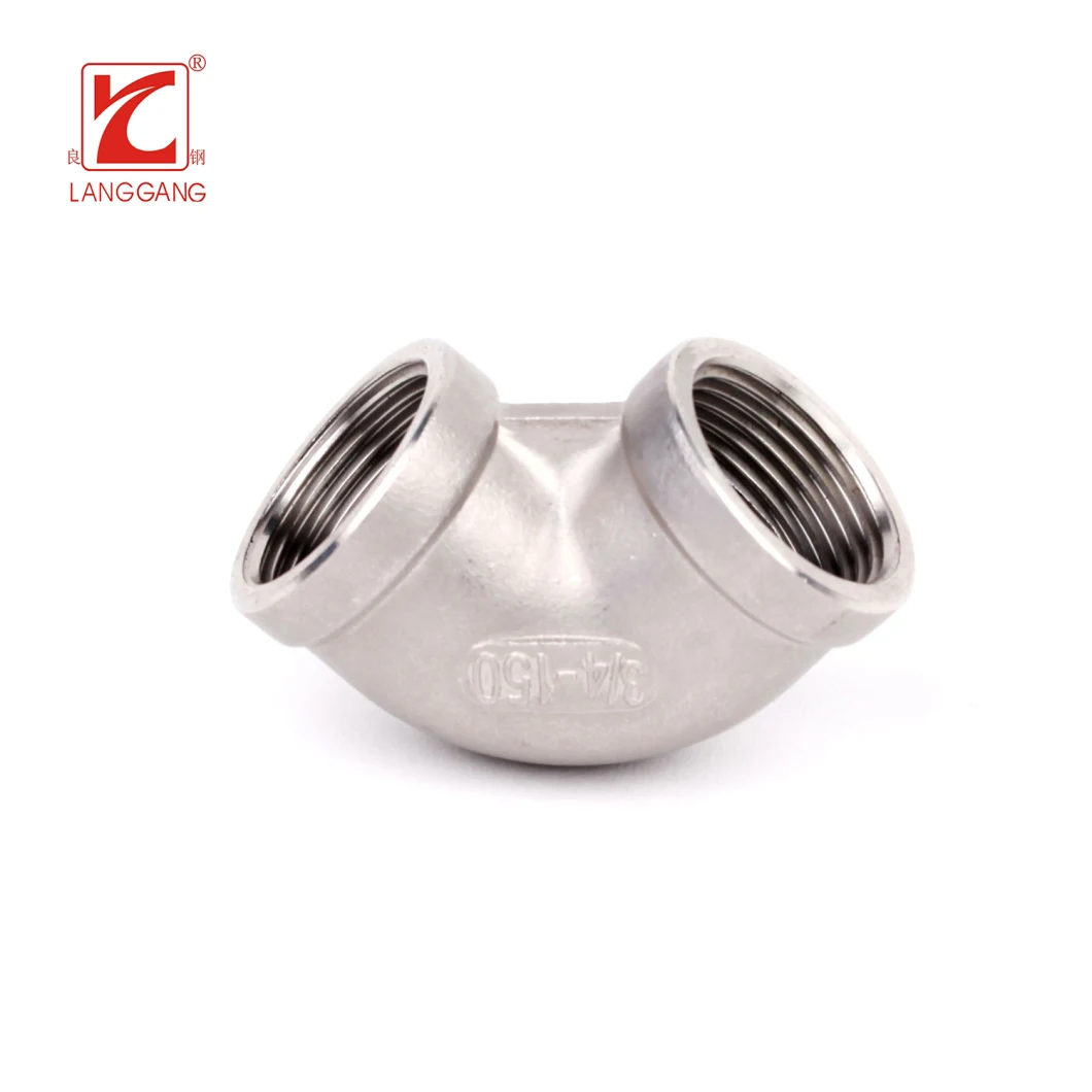 Factory Hot Sale Thread Stainless Steel Pipe Fittings Manufacturer OEM Elbow Tee Nipple Union