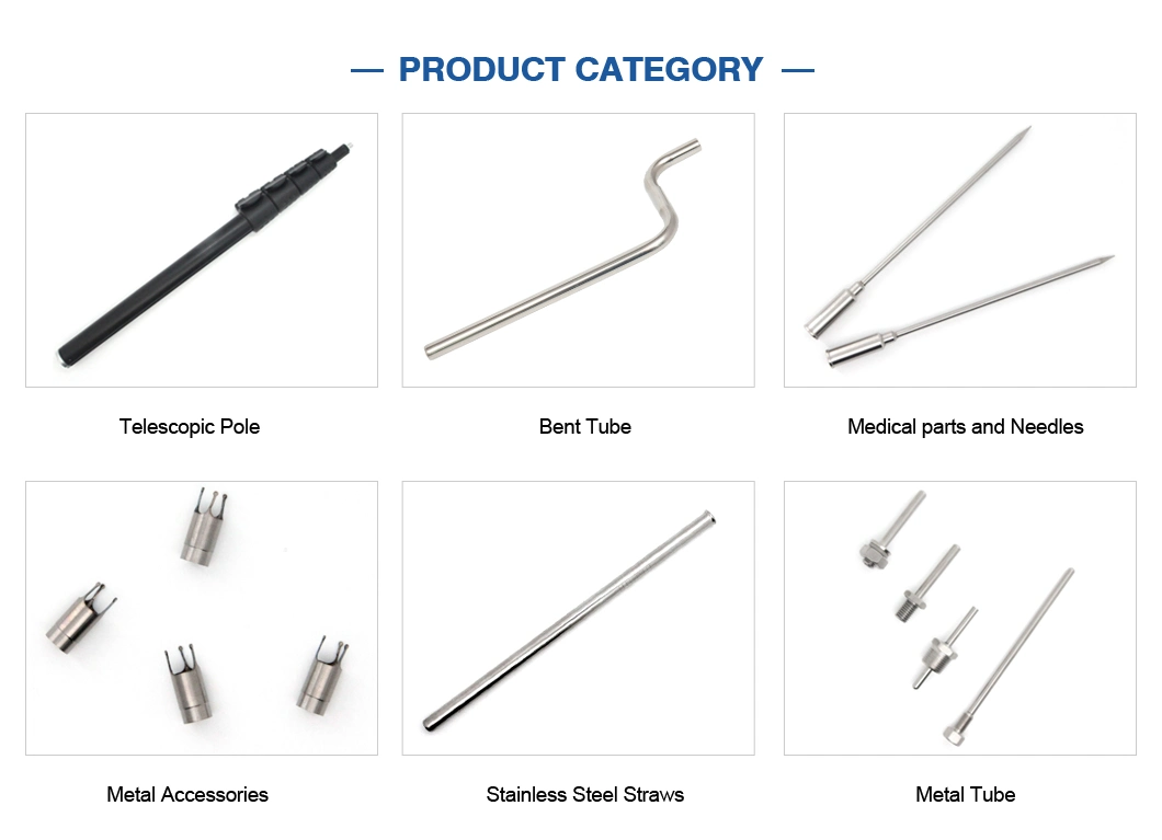 Custom Stainless Steel Tube Medical High Precision Machining Endoscope Parts Hypotube